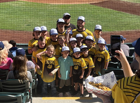 Youth Bulldogs team celebrating